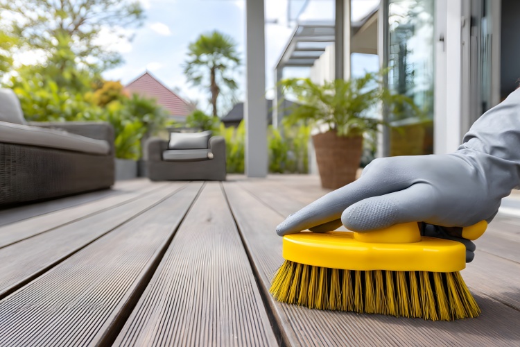 Composite Deck Cleaning
